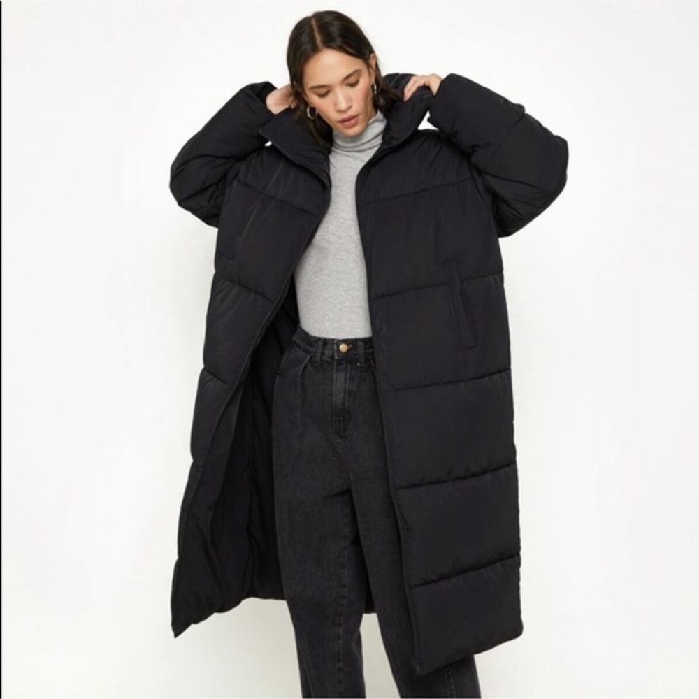Oak and Fort Unisex Puffer Trench Coat